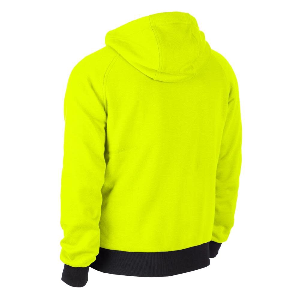 MILWAUKEE 306HV-20M M12 Medium Hi-Vis Heated Hoodie (Tool Only) - Image 4