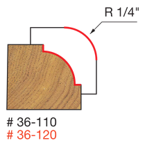 FREUD 36-110 1/4" Radius Beading Bit - Image 2