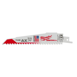 MILWAUKEE 48-00-5021 6" 5/8 TPI Ax Super Sawzall Blades 5PK