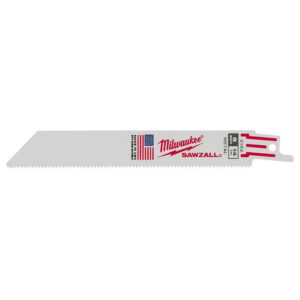 MILWAUKEE 48-00-5182 6" 14 TPI Thin Kerf Sawzall Blades 5PK