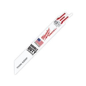 MILWAUKEE 48-00-5186 6" 24 TPI Thin Kerf Sawzall Blades 5PK