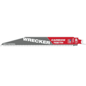 MILWAUKEE 48-00-5342 Wrecker 9"6TPI Recip Blade Carbide Teeth 3PK