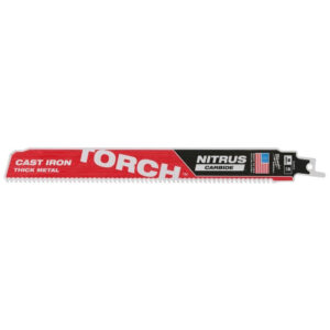 MILWAUKEE 48-00-5362 9" 7 TPI Torch Sawzall Blade w/Nitrus Carbide 3PK