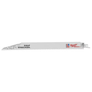 MILWAUKEE 48-00-5711 12" 7/11 TPI Wrecker Sawzall Blade 5PK