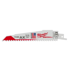 MILWAUKEE 48-00-8021 6" 5 TPI Ax Sawzall Blades 25PK