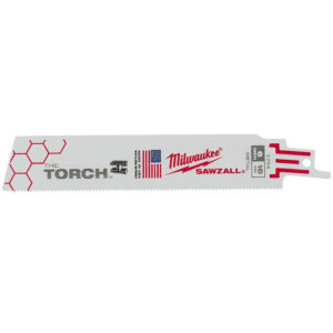 MILWAUKEE 48-00-8784 6" 18 TPI Torch Metal Demolition Blades 25PK