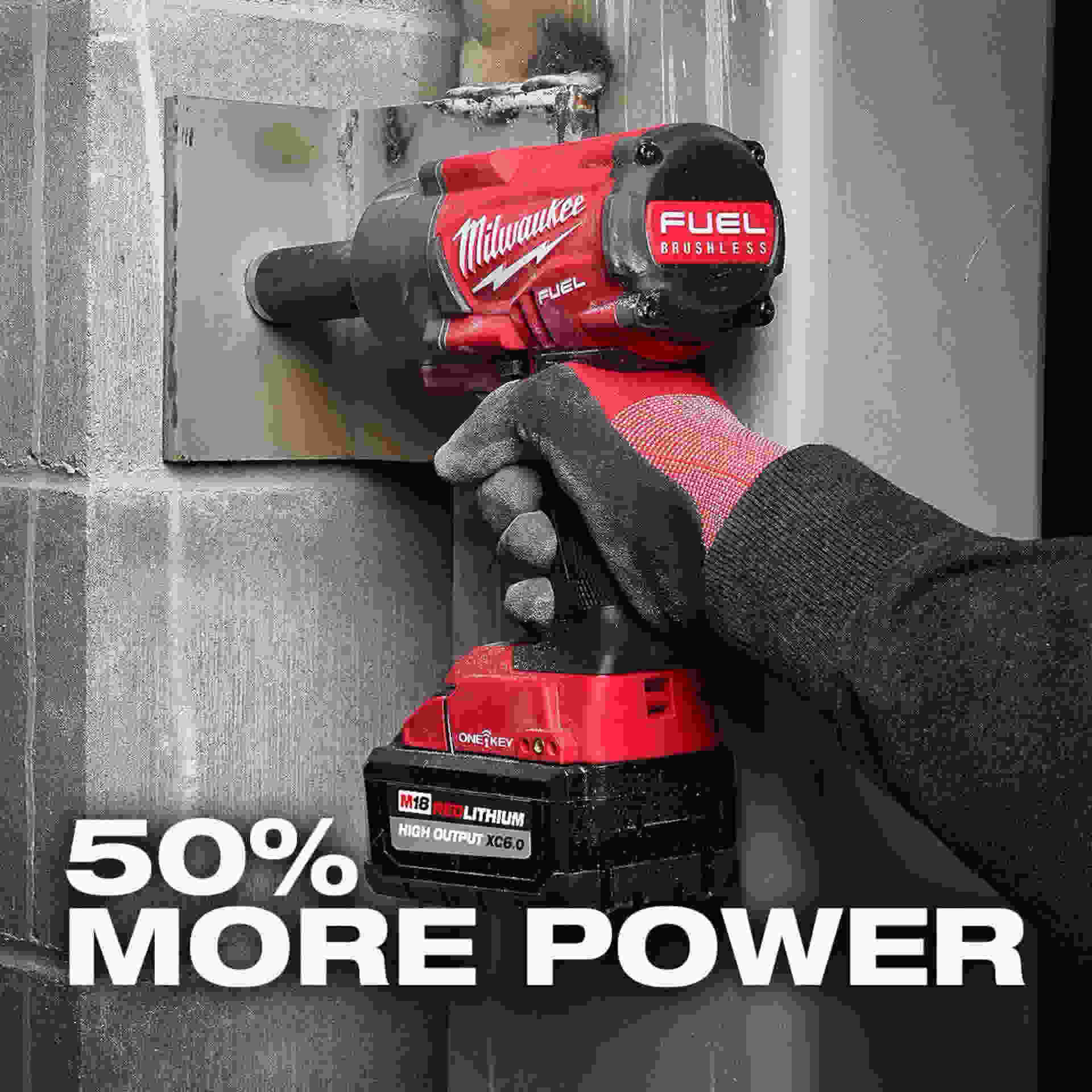 MILWAUKEE 48-11-1862 M18 High Output RedLithium 6.0Ah Battery 2PK - Image 6