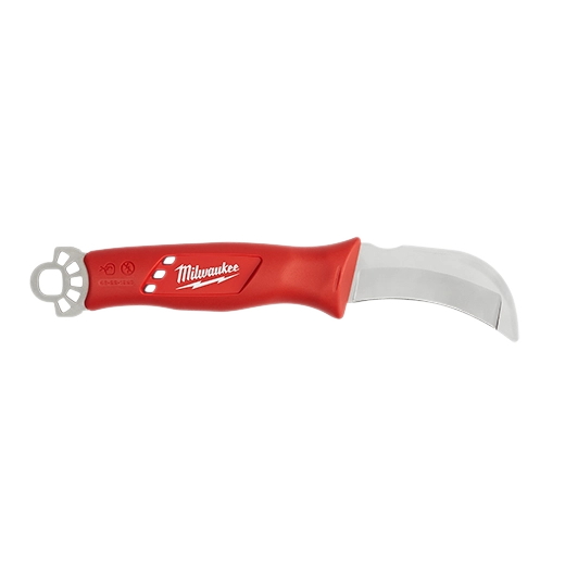 MILWAUKEE 48-22-1923 Blunt Fixed Blade Hawkbill Knife W/Ring - Image 2