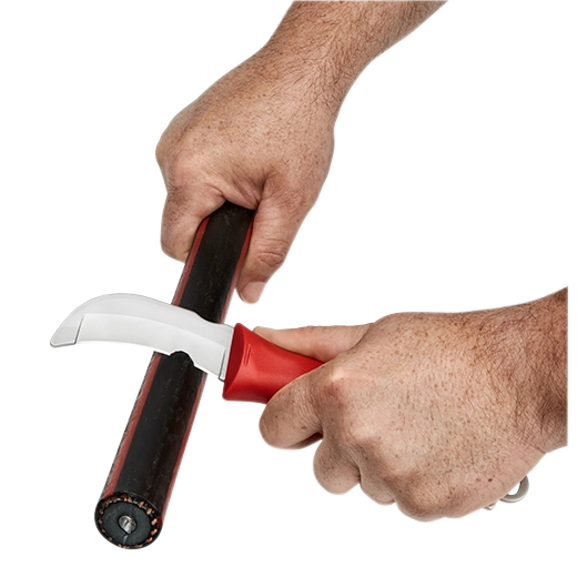 MILWAUKEE 48-22-1923 Blunt Fixed Blade Hawkbill Knife W/Ring - Image 4