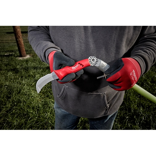 MILWAUKEE 48-22-1923 Blunt Fixed Blade Hawkbill Knife W/Ring - Image 6