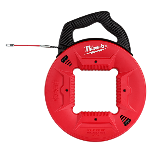 MILWAUKEE 48-22-4195 100' Poly W/Flex Leader Fish Tape - Image 2