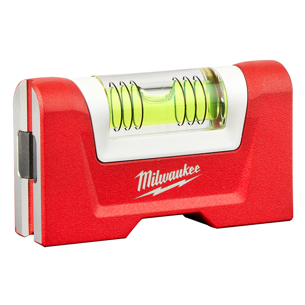 MILWAUKEE 48-22-5603 3" Magnetic Pocket Level w/ pipe V-Groove - Image 2