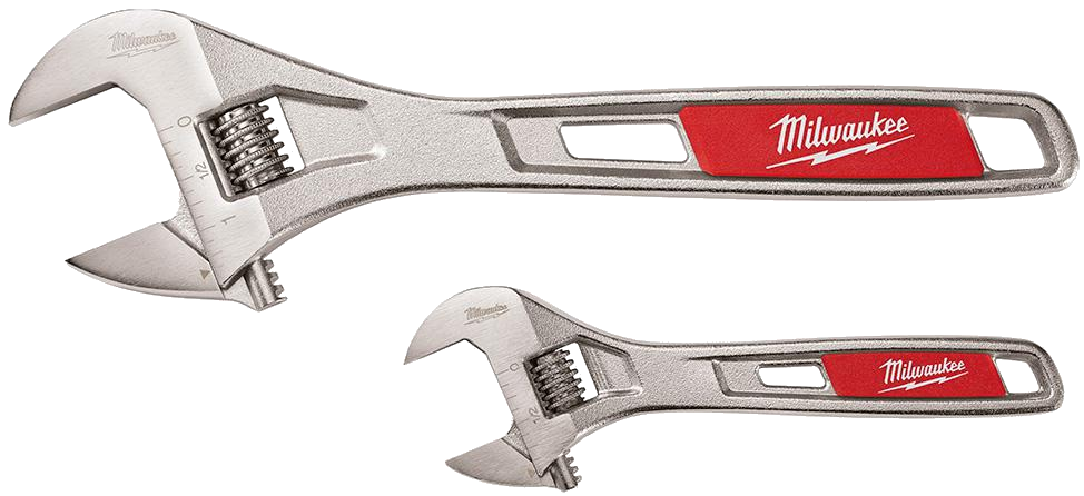 MILWAUKEE 48-22-7400 2PK 10" & 6" Adjustable Wrench - Image 2