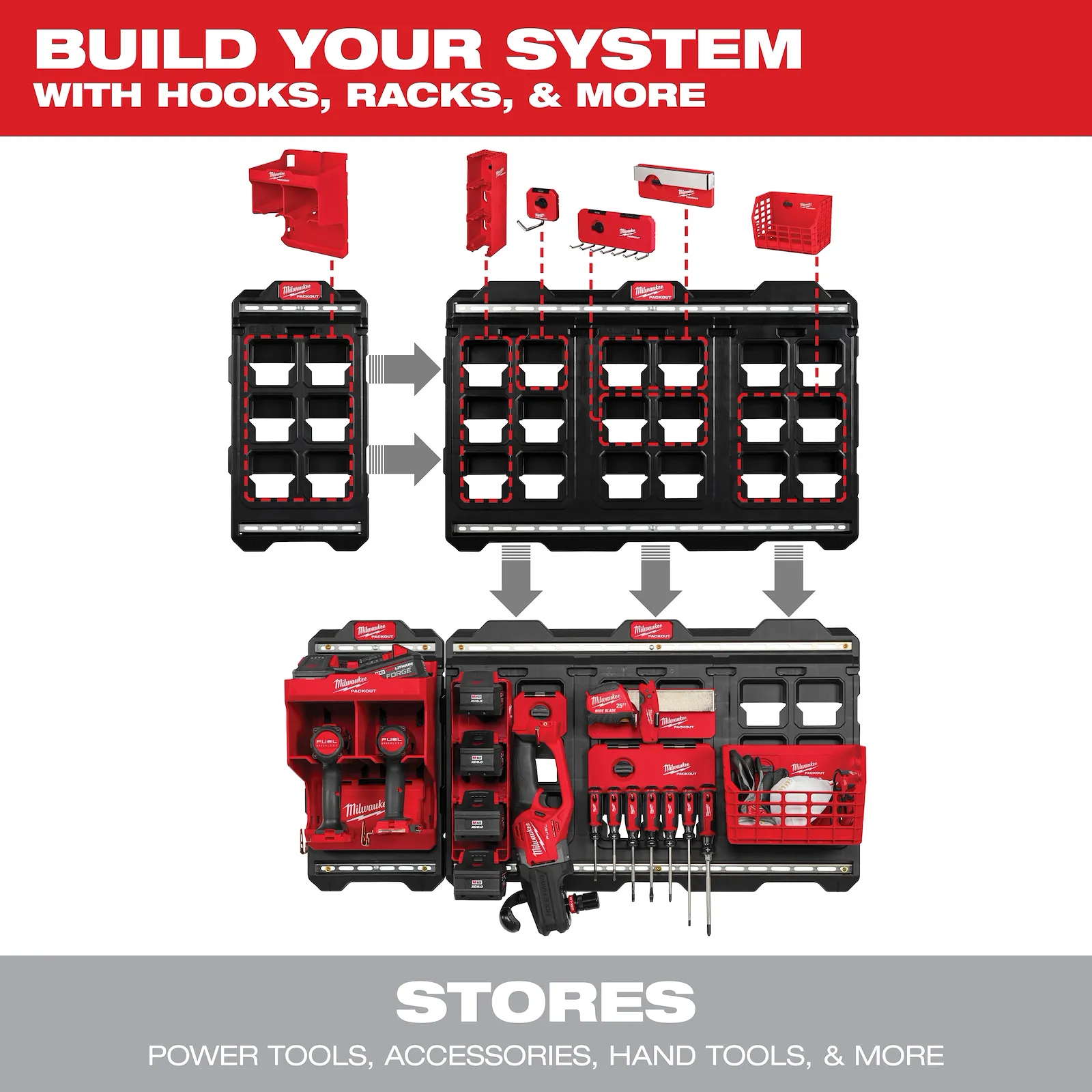 MILWAUKEE 48-22-8334 PACKOUT 4" Straight Hook - Image 2