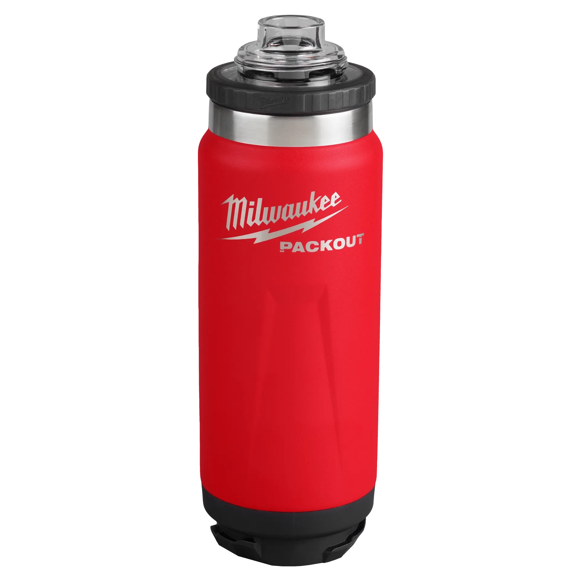 MILWAUKEE 48-22-8396R PACKOUT 24oz Insulated Bottle with Chug Lid - Red - Image 5