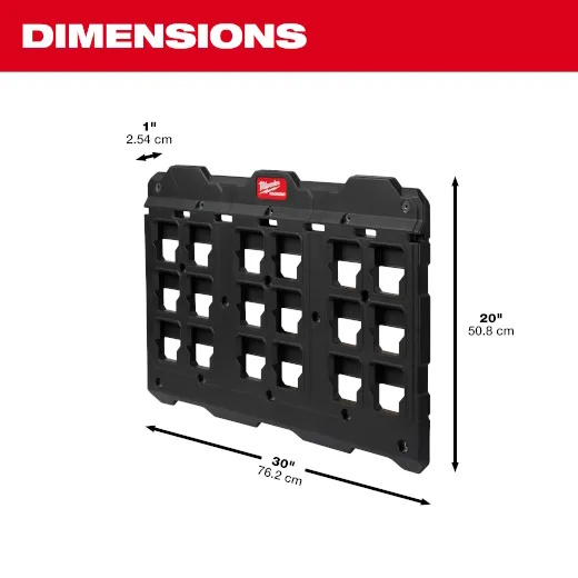 MILWAUKEE 48-22-8497 PACKOUT Large Mounting Plate for Wall Organizers - Image 3
