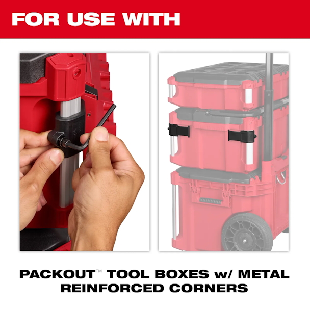 MILWAUKEE 48-22-8603 PACKOUT Tool Box M18 Battery Rack Attachment - Image 4