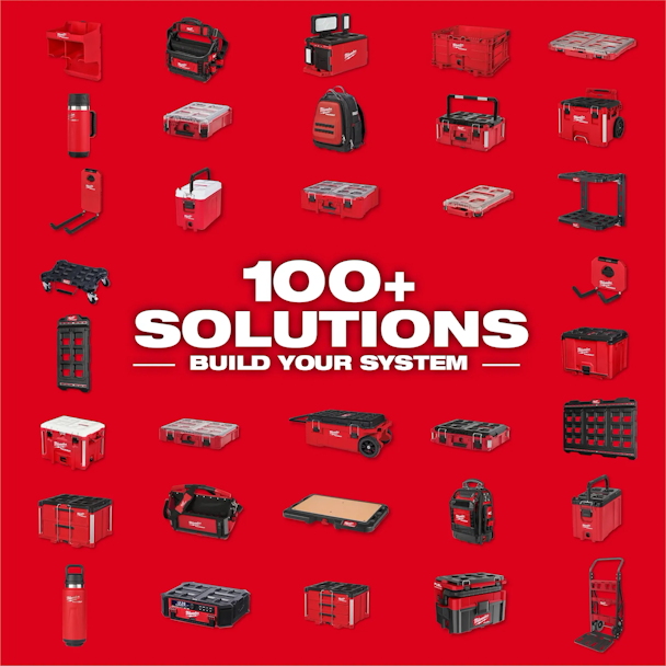 MILWAUKEE 48-22-8603 PACKOUT Tool Box M18 Battery Rack Attachment - Image 10