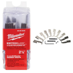 MILWAUKEE 48-25-5340 SWITCHBLADE™ 10 Blade Replacement Kit - 2-1/8" 10PK