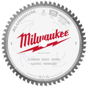 MILWAUKEE 48-40-4345 8" 58T Aluminum Circular Saw Blade 5/8" Arbour