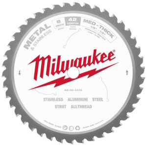 MILWAUKEE 48-40-4515 8" 42T 5/8" Arbour Metal Cutting Blade