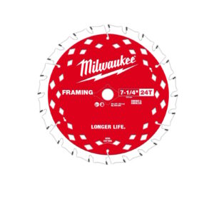 MILWAUKEE 48-41-0720 7-1/4" 24T Framing Circular Saw Blades Bulk