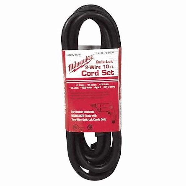 MILWAUKEE 48-76-5010 10' Quik-Lok Cord Set