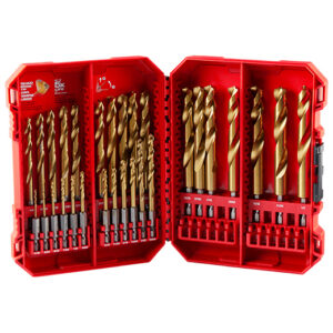 MILWAUKEE 48-89-4672 Shockwave 29PC Drill Bit Set, 1/16- 1/2", 1/4" Hex Shank