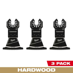 MILWAUKEE 49-25-1153 2-1/2" Oscillating Blades Japanese Tooth, Wood 3PK