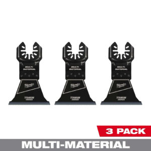 MILWAUKEE 49-25-1243 1/2" Oscillating Blades Bi-metal, Multi-material 3PK