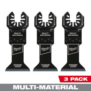 MILWAUKEE 49-25-1263 1-3/4" Oscillating Blades Bi-metal, Multi-material 3PK