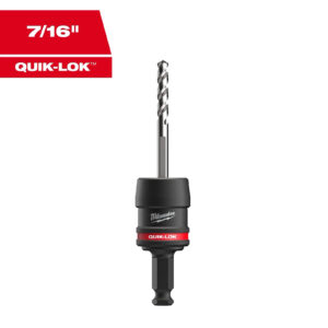 MILWAUKEE 49-56-7555 5PC 7/16" Quik Lok Hole Saw Arbor Set