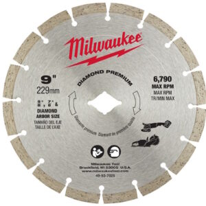 MILWAUKEE 49-93-7025 9" Diamond Premium Segmented Blade