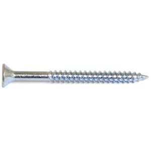 FITSFAST 508205 Screw #10 x 1" Flat Head Zinc Box of 100