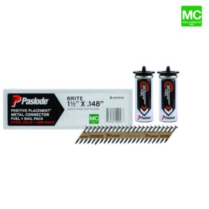 PASLODE 650938 Joist Hanger Nails 1-1/2" x 0.148" Gal 1.6M/box + 2 Fuel Cells