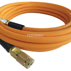 TOPRING 70.139 Hose 1/4" x 50' + 1/4" IND With Cplr/Plg ECOFLEX