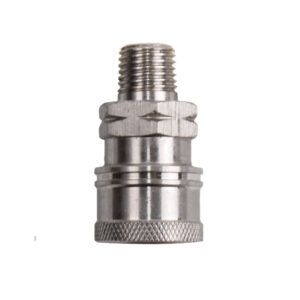 BE POWER 85.300.107S Coupler 1/4"QC Mnpt SS