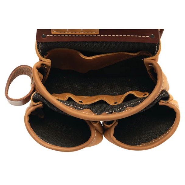 WEAVER LEATHER 85200-65-01 Leather Super Framer Tool Belt (L/XL 40"-52") BROWN - Image 7