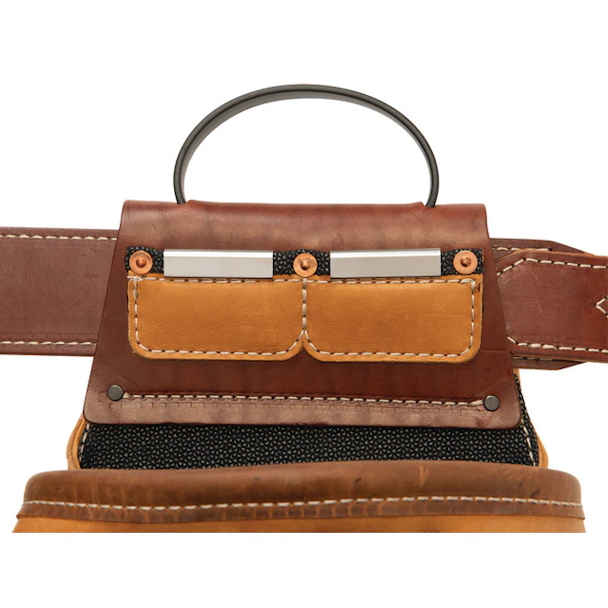 WEAVER LEATHER 85200-65-01 Leather Super Framer Tool Belt (L/XL 40"-52") BROWN - Image 8