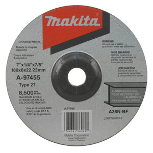 MAKITA A-97455 7" Aluminum Grinding Wheel