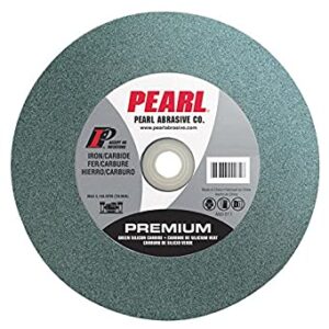 PEARL BG810080 8"x1"x1" Green Silicone Carbide Bench Grinding Wheel