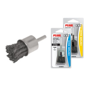 PEARL CLKEB1E 1" x .014" x 1/4" Shank Knot Cup Wire Brush  EXV