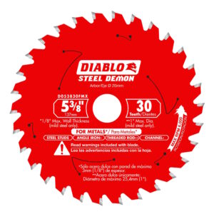 DIABLO D053830FMX 5-3/8" 30T Metal Cutting Circular Saw Blade