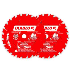 DIABLO D0624PX 6-1/2" x 24 Tooth Framing Saw Blade 2PK