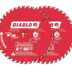 DIABLO D0641PX Value Pack Circular Saw Blade 6-1/2" X 40T 2PK