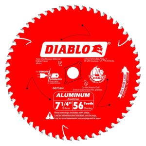 DIABLO D0756N 7-1/4" x 56T TCG Non-Ferrous Circular Saw Blade