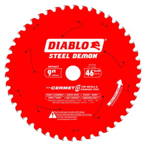 DIABLO D0946CF 9" X 46T Ferrous Metal Circular Saw Blade