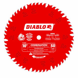 DIABLO D1050X 10" x 50T Combination Circular Saw Blade