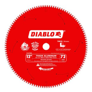 DIABLO D1272N 12" x 72T Thick Aluminum Cutting Saw Circular Saw Blade