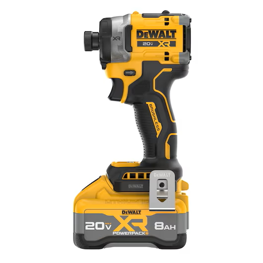 DEWALT DCF860WW1 20V XR BL 1/4" 3-Speed Impact Driver Kit w/1-8.0Ah XR Batt & Ch - Image 3